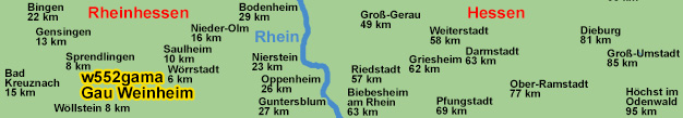 Glhweinfahrt von Gau Weinheim zum Wiberg, der zweithchsten Erhebung in Rheinhessen