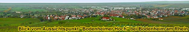 Glhweinfahrt in Rheinhessen in Bodenheim am Rhein (zwischen Mainz-Laubenheim und Nierstein) mit Rast im Weinberg 2023 2024 